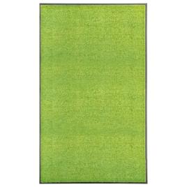 Tapete de porta lavável 90x150 cm verde