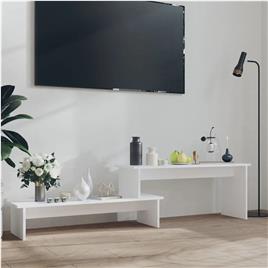 vidaXL Móvel de TV 180x30x43 cm contraplacado branco