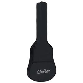 vidaXL Saco guitarra p/ guitarra clássica 4/4 102x36,5 cm tecido preto