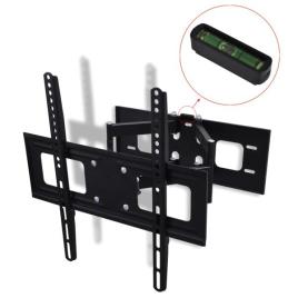 Suporte TV parede 3D braço duplo + inclinação rotação 400x400mm