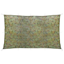 Rede de camuflagem com saco de armazenamento 2x6 m verde