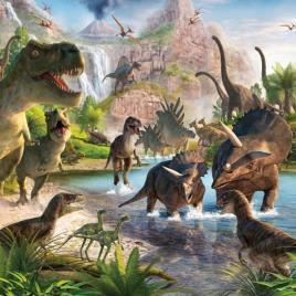 Papel de parede fotográfico Dinosaur Land 41745