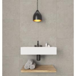 Ladrilho reves. parede Gx Wall+ 11pcs cimento 30x60cm bege