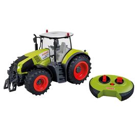 Brinquedo trator controlado p/ rádio Claas Axion 870 1:16