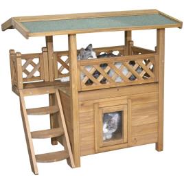 Kerbl Casa para gatos Lodge 77x50x73 cm