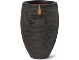 Vaso Nature Rib Elegant Deluxe 45x72 cm castanho-escuro