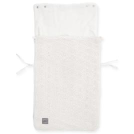 Saco de conforto para bebés River Knit branco nata