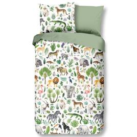 Good Morning Capa de edredão infantil JUNGLE 135x200 cm multicor