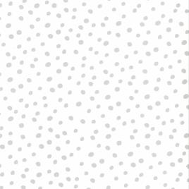 Papel de parede Dots branco e cinzento 67106-1