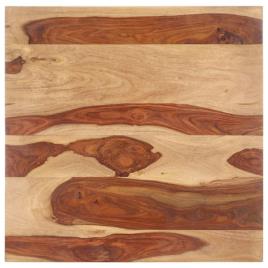 Tampo de mesa madeira de sheesham maciça 25-27 mm 80x80 cm