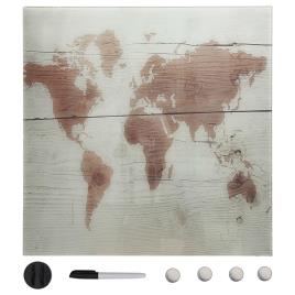 vidaXL Quadro magnético em vidro para parede 60x60 cm