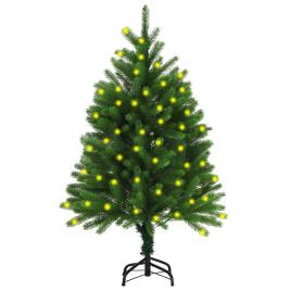 Árvore de Natal artificial com luzes LED 120 cm verde