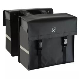 Alforges de bicicleta 40 L lona preto mate