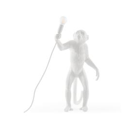 lámpara Monkey standing blanca