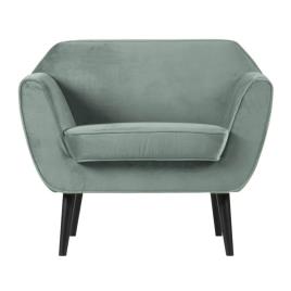 sillón terciopelo verde menta Rocco