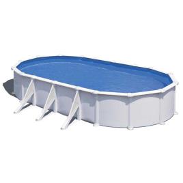Gre Pools Atlantis Steel Walls Pool 730 X 375 X 132 Cm 730 x 375 x 132 cm White / Blue