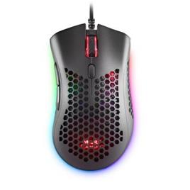 Rato Gaming Mars Gaming Até 3200 DPI Preto