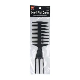 Pentear  3-In-1 Fish Comb Preto