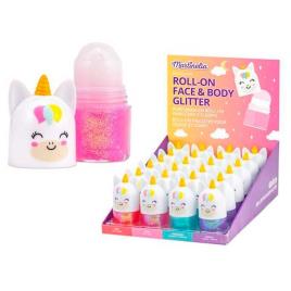 Roll-On Face & Body Glitter 18 gr (Colores Aleatorios)