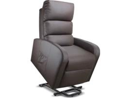 Cadeira de Massagem  Elétrica Castanho (Couro Sintético - 72x74x110 cm)