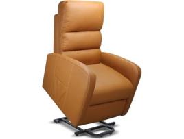 Cadeira de Massagem GRIDINLUX Elétrica Castanho (Couro Sintético - 72x74x110 cm)