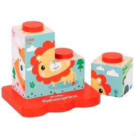 Jogo Didático  Fisher-Price Blocos de Madeira (2 anos)