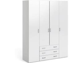 Roupeiro  Branco (Laminado Lacado - 154x200.4x49.5 cm)