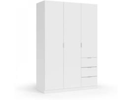 Roupeiro  Branco (Aglomerado de Melamina - 135x200x52 cm)
