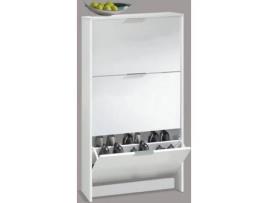 Sapateira  Branco (Melamina - 22x60x113 cm)