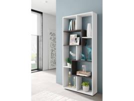 Livraria DMORA Branco (Melamina - 25x80x180 cm)