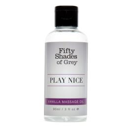 Óleo de Massagem Erótico Fifty Shades of Grey Play Nice Vanilla (90 ml)