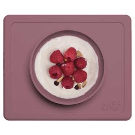 Placa Silicone Mini Bowl 12 Months Mauve