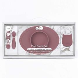 Placa Silicone First Food 4 Months Mauve