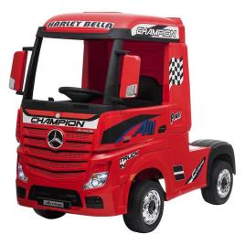 Devessport Caminhão Elétrico Com Controle De Rádio Mercedes Actros 3-8 Years Red