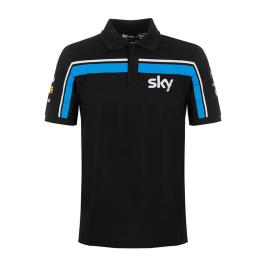 Vr46 Polo Manga Curta Sky 19 L Black