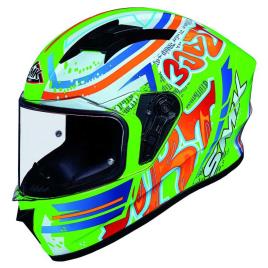 Smk Capacete Integral Stellar Graffiti 2XL Green / Orange / White