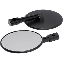 Handlebar End Mirror Pair 10 14 x 10 cm Black