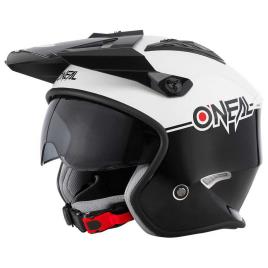 Capacete Jet Volt Cleft M Black / White