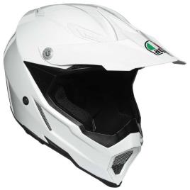 Capacete Motocross Ax-8 Evo Solid S White