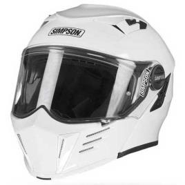 Simpson Capacete Modular Darksome M White