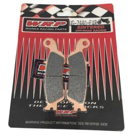 F4r Off Road Yamaha Front Brake Pads One Size Golden