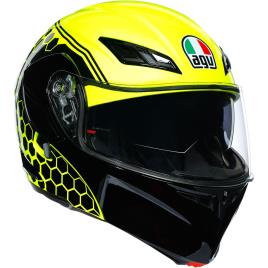 Capacete Integral Compact St Multi Plk L Detroit Yellow Fluo / Black