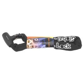 Global Lock Integrado Cadeado Corrente 8 Mm 120 cm Black / White