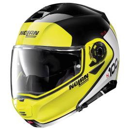 Capacete Modular N100-5 Plus Distinctive N-com L Glossy Black / Yellow