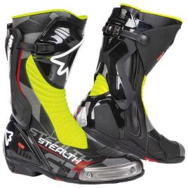 Stylmartin Botas Motocicleta Stealth Evo Air EU 43 Black / Fluo Yellow