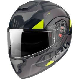 Capacete Modular Atom Sv W17 2XL Gloss Grey / Matt Grey