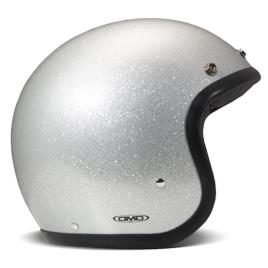 Capacete Jet Vintage L Glitter Silver