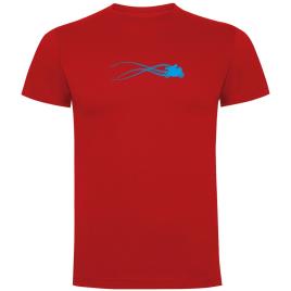 Camiseta De Manga Curta Motorbike Estella L Red
