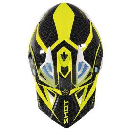 Capacete Motocross Lite Core L Neon Yellow Glossy