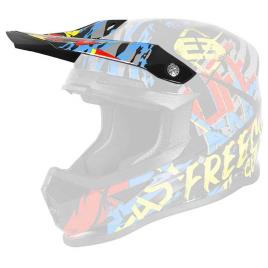 Peak With Screw Kit Xp-4 Maniac One Size Red / Blue Glossy